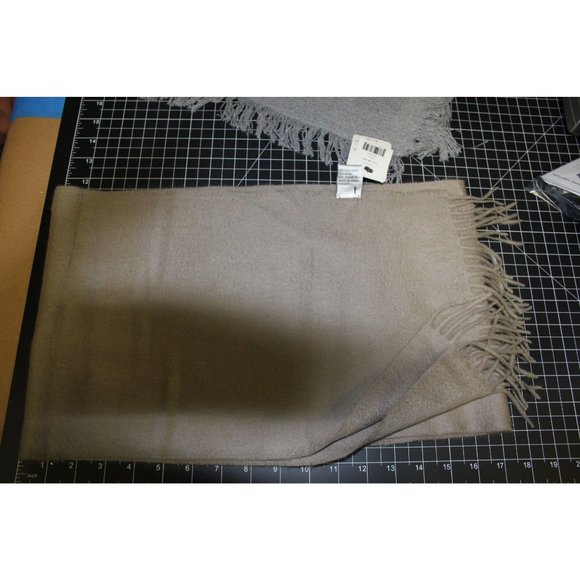 Portolano /Cashmere Scarf / One Size / (Color-Nile Brown ) - Picture 4 of 4